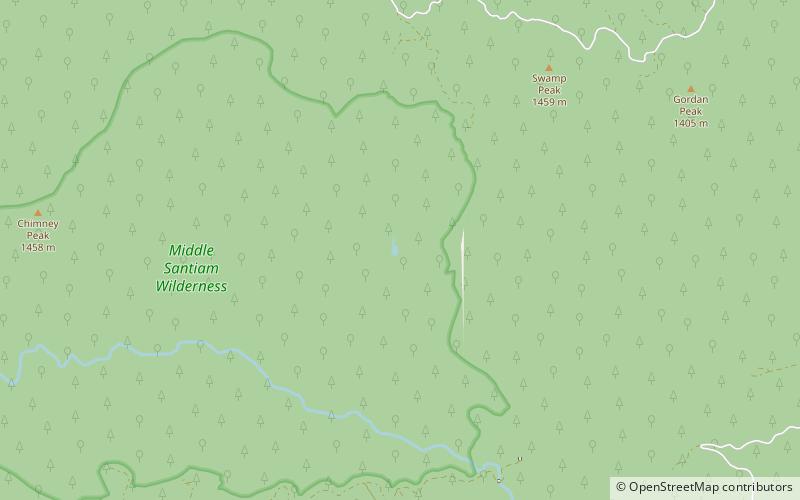 Donaca Lake location map