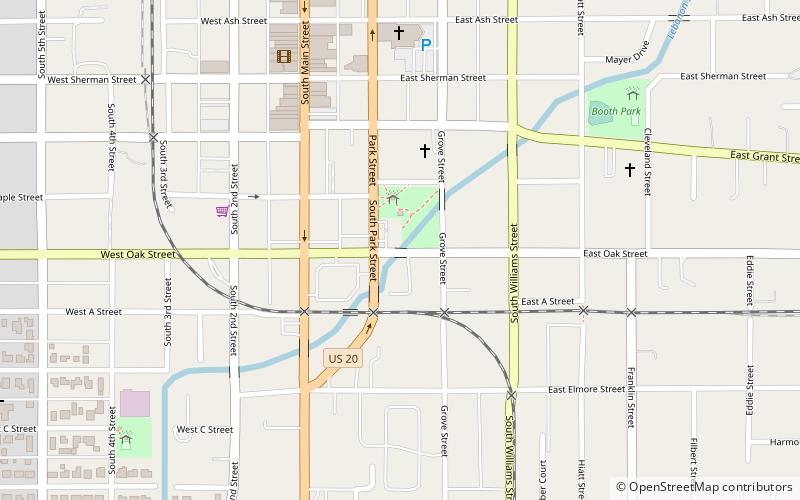 Oak Street Salon location map