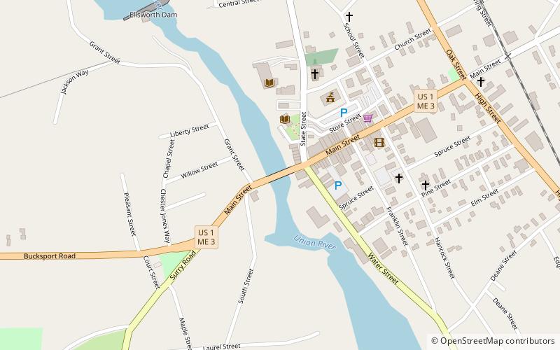 Main Street Glass location map