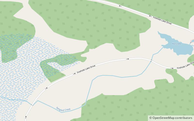 A-0 Geyser location map