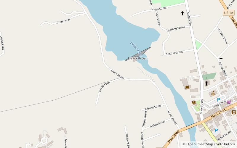 Ellsworth Congregational Church location map