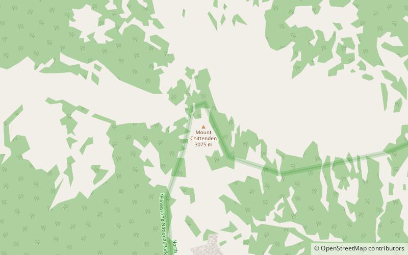 Mount Chittenden location map