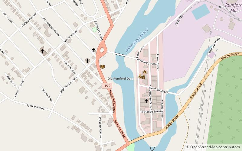 Rumford Municipal Building location map