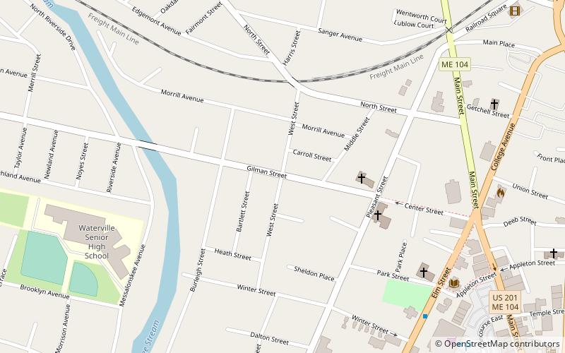 Heald House location map