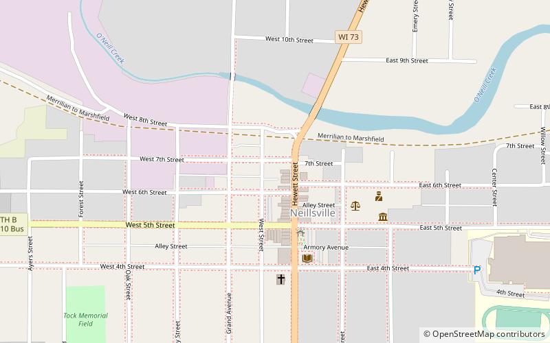 Neillsville Masonic Temple Lodge No. 163 location map