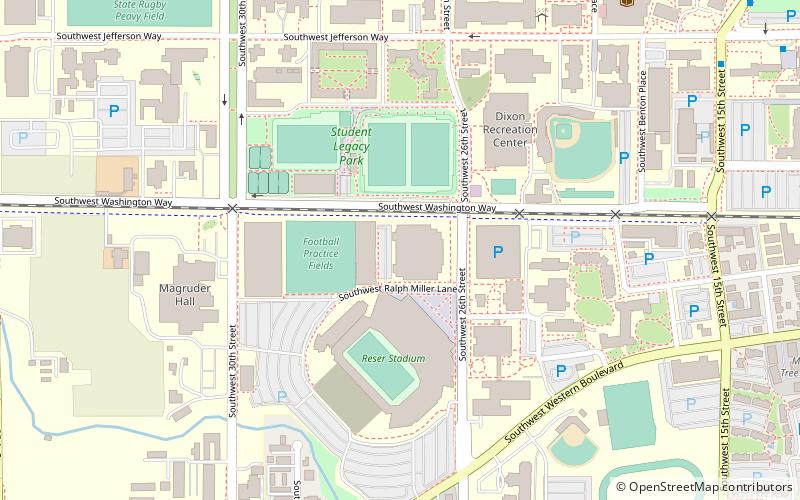 Gill Coliseum location map