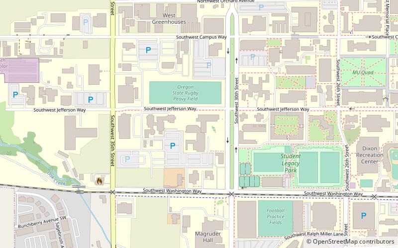 peavy hall corvallis location map