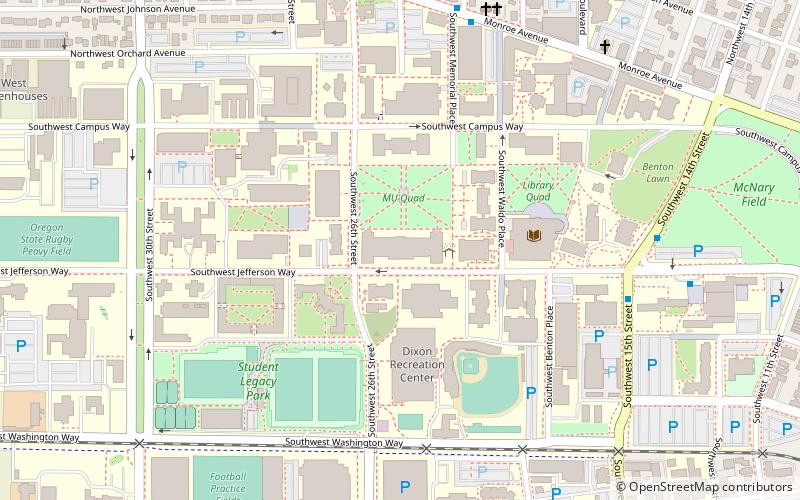 Memorial Union location map