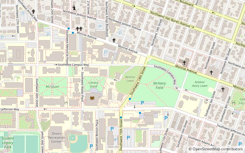 Benton Hall location map