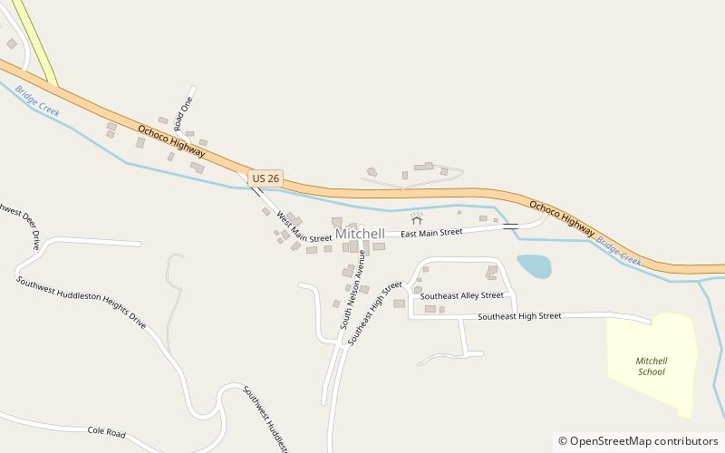 Mitchell location map