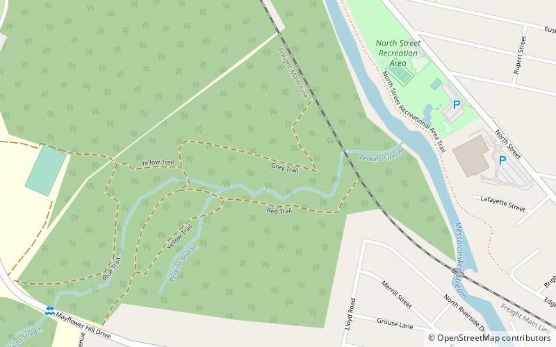perkins arboretum waterville location map