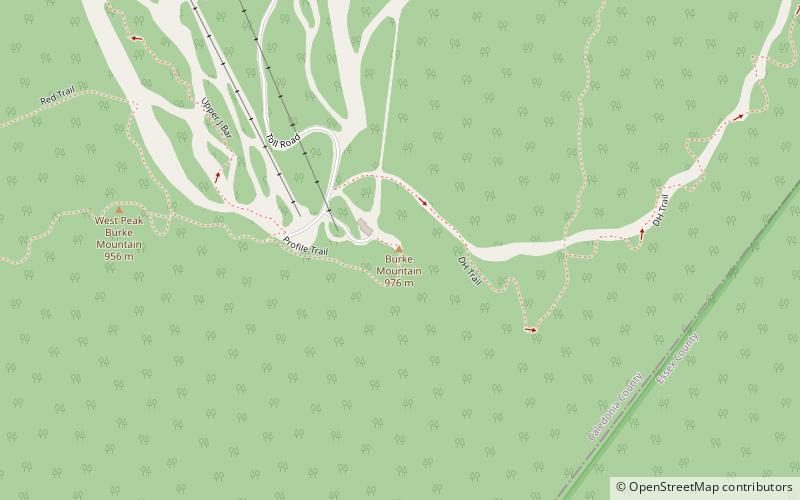 Burke Mountain location map