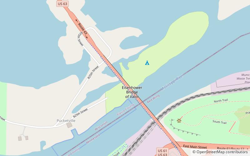 Red Wing Bridge location map