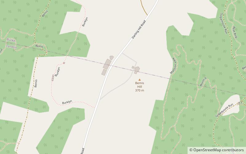 Burklyn Hall location map