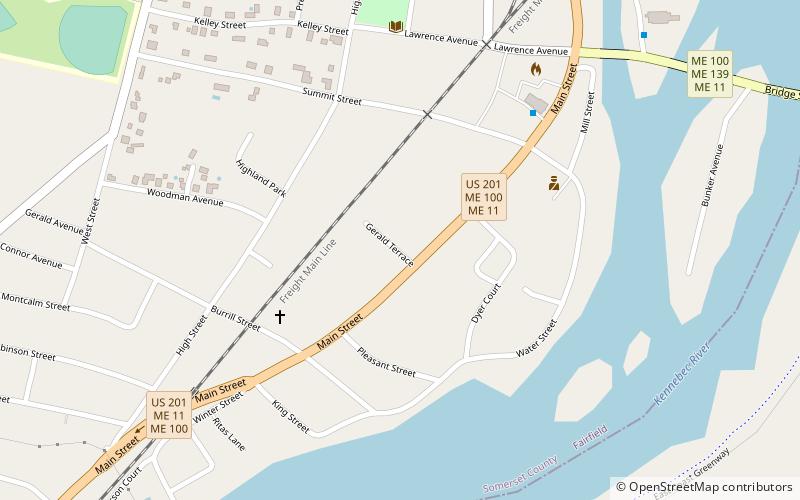 Amos Gerald House location map