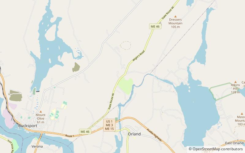 duck cove school bucksport location map