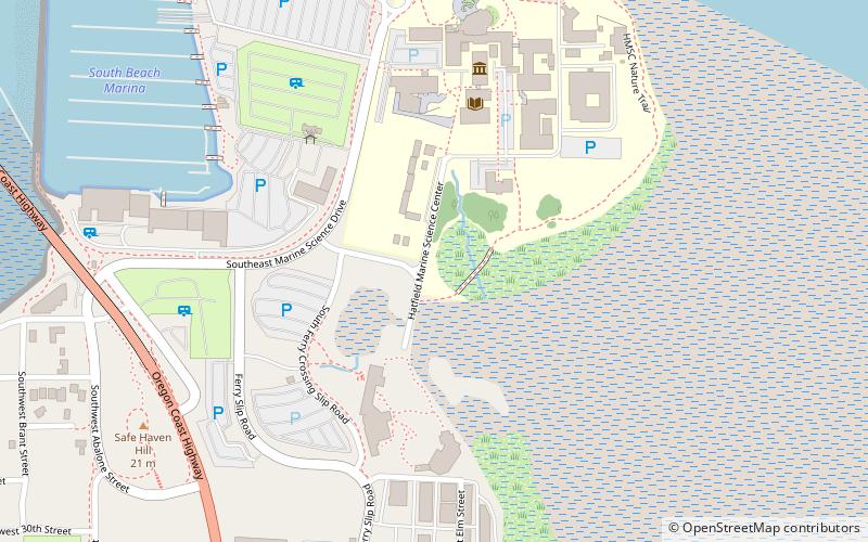 Hatfield Marine Science Center location map