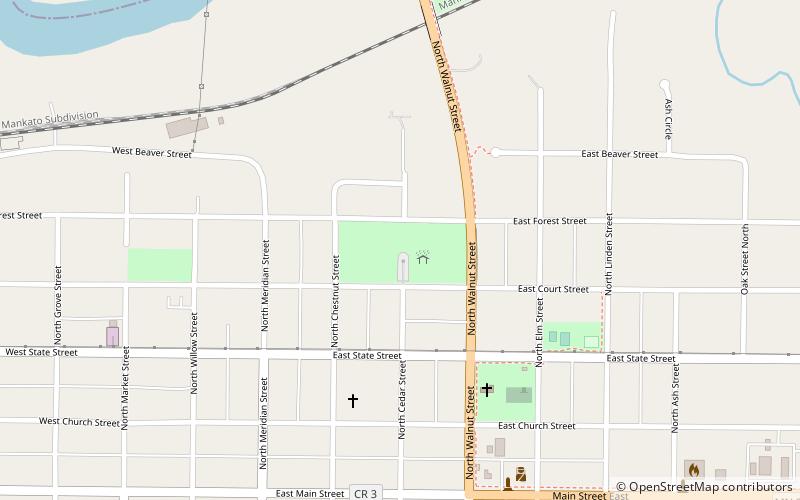 Hooper-Bowler-Hillstrom House location map
