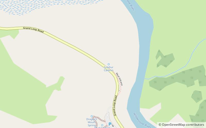 Sulphur Caldron location map