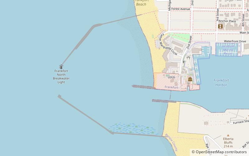 Navigation Structures at Frankfort Harbor location map