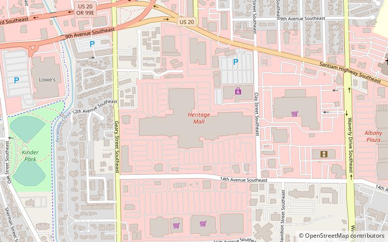 Heritage Mall location map