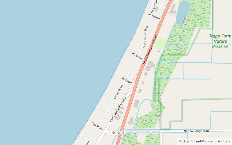 beulah location map
