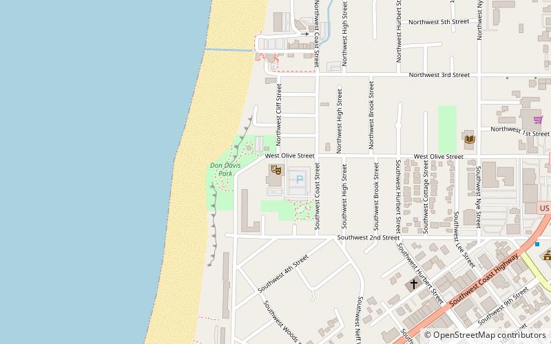 Newport Performing Arts Center location map