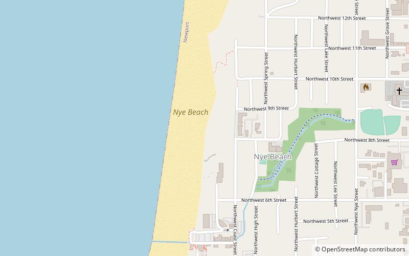 Nye Beach location map