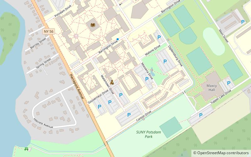 State University of New York at Potsdam location map