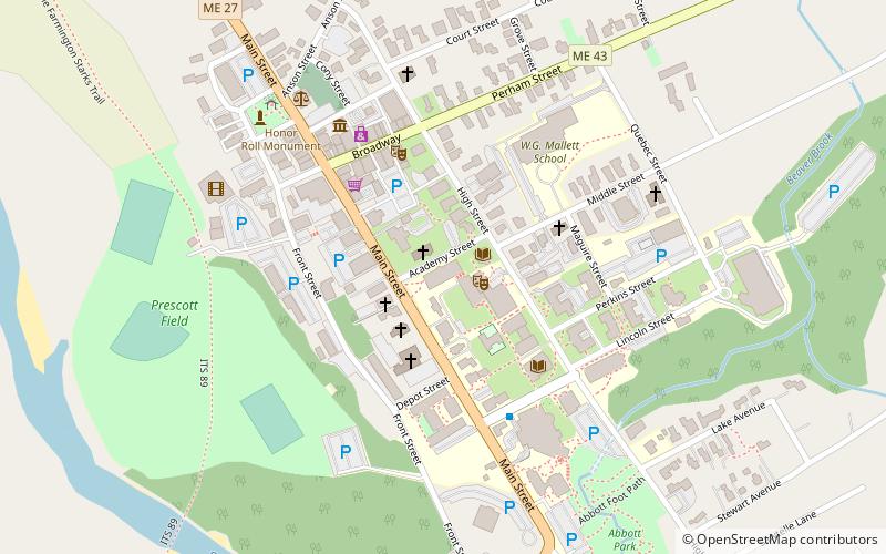 Merrill Hall location map