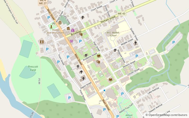 Cutler Memorial Library location map