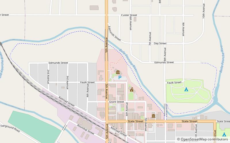 Tri-State Museum & Center of the Nation Visitor Center location map