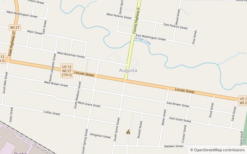 Augusta location map