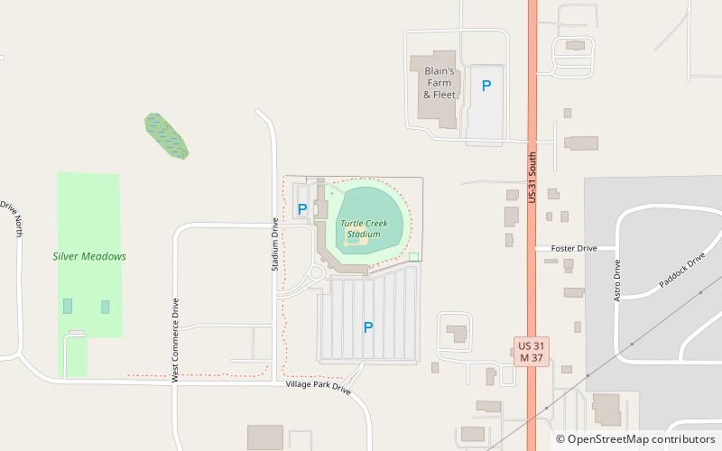 Turtle Creek Stadium location map