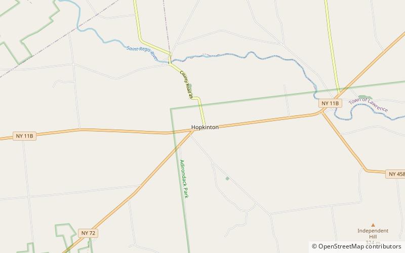 Hopkinton Green Historic District location map