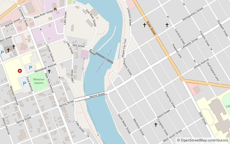 Oswegatchie Pumping Station location map