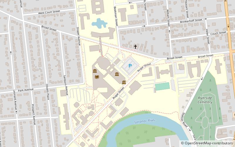 Plattsburgh State Art Museum location map