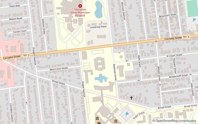 Hawkins Hall location map