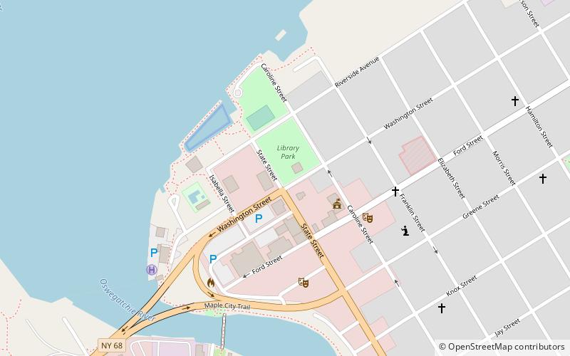 Ogdensburg Public Library location map