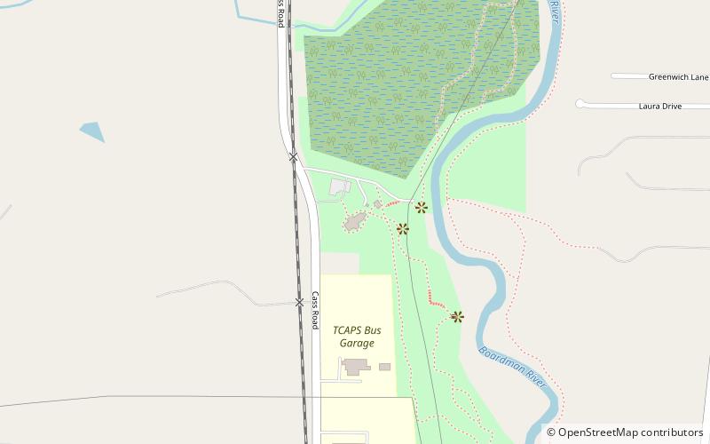 Boardman River Nature Center location map