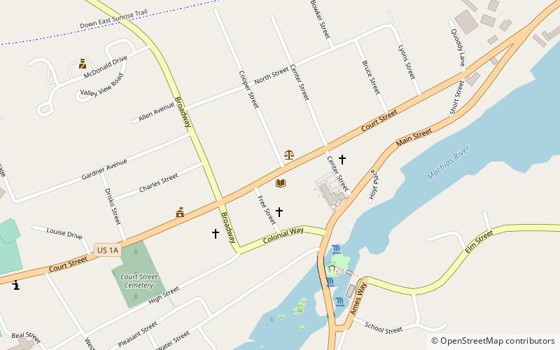 Porter Memorial Library location map
