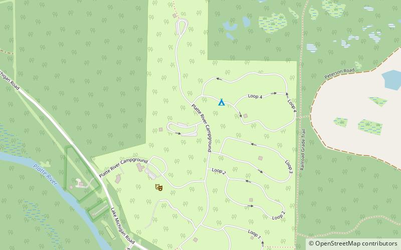 Platte River Campground Site location map