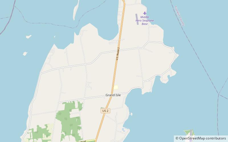 Grand Isle Art Works location map