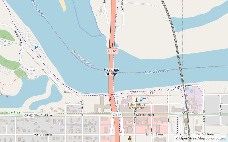 Hastings Bridge location map