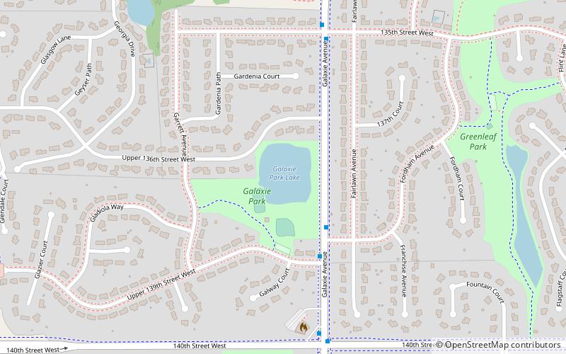 galaxie park lake apple valley location map