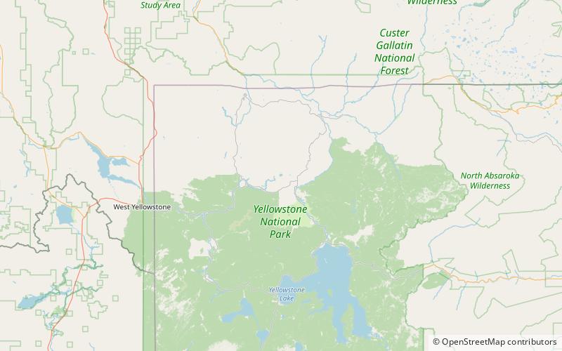 Grebe Lake location map