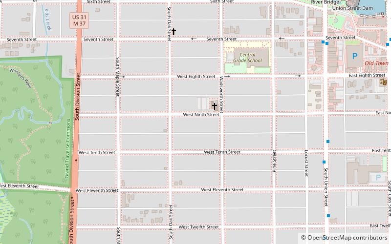 Central Neighborhood Historic District location map