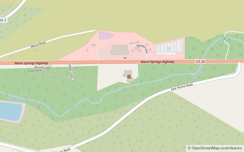 The Museum At Warm Springs location map