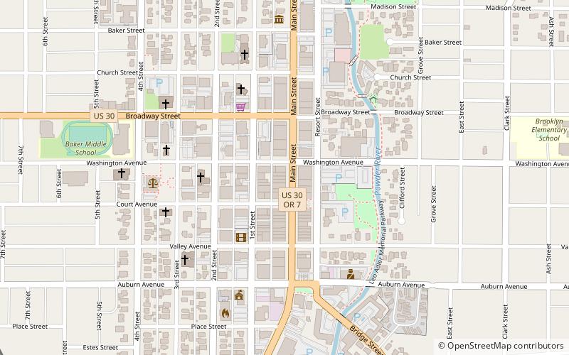Peterson's Chocolates location map