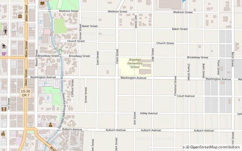 Robert F. and Elizabeth Clark House location map
